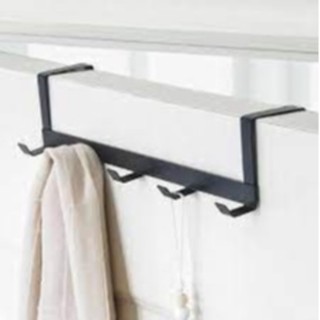 Suporte Cabide Para Porta Com 5 Ganchos  6,3 x 7,5 x 29cm Multiuso Organizador Utensilio …