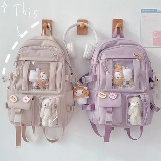 Mochila para meninas japonesas e coreanas mochila de estudante de ensino médio de grande capacidade