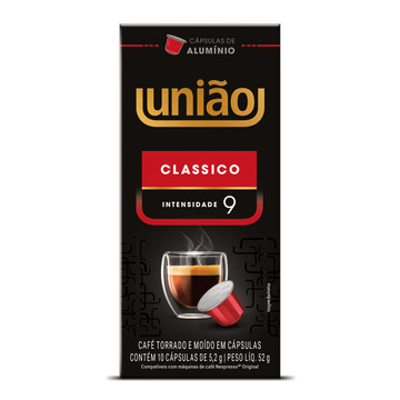 União Café em Cápsula Classico 52g