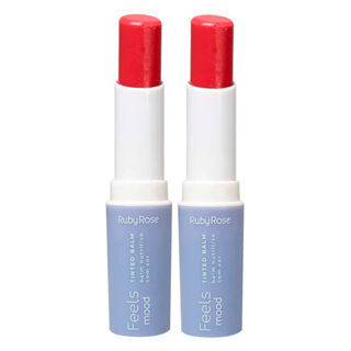 Kit 2 Tinted Balm Ruby Rose Feels Mood Cor Rose HB8519T20 em Oferta na Shopee
