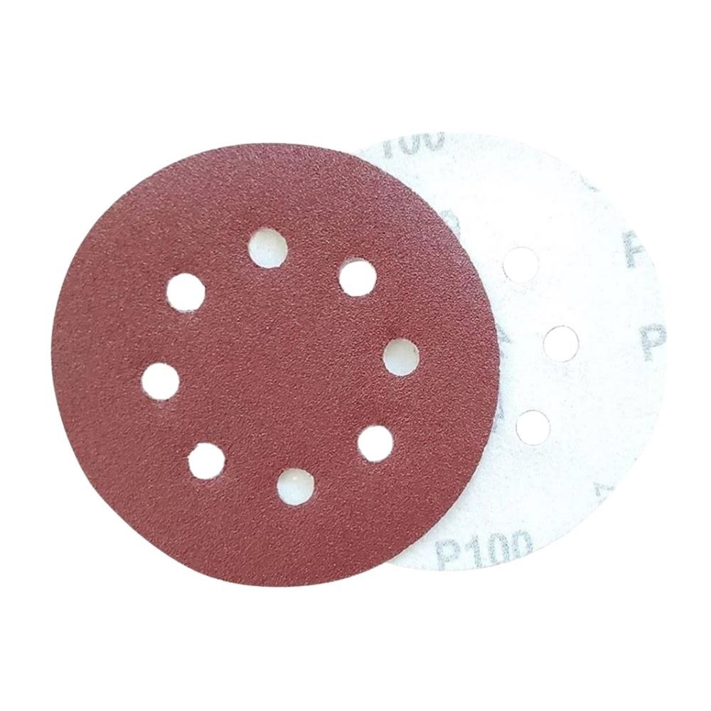 Disco Lixa Aderente Grão 180 125mm Com 8 Furos 2878 Fertak · foto 2