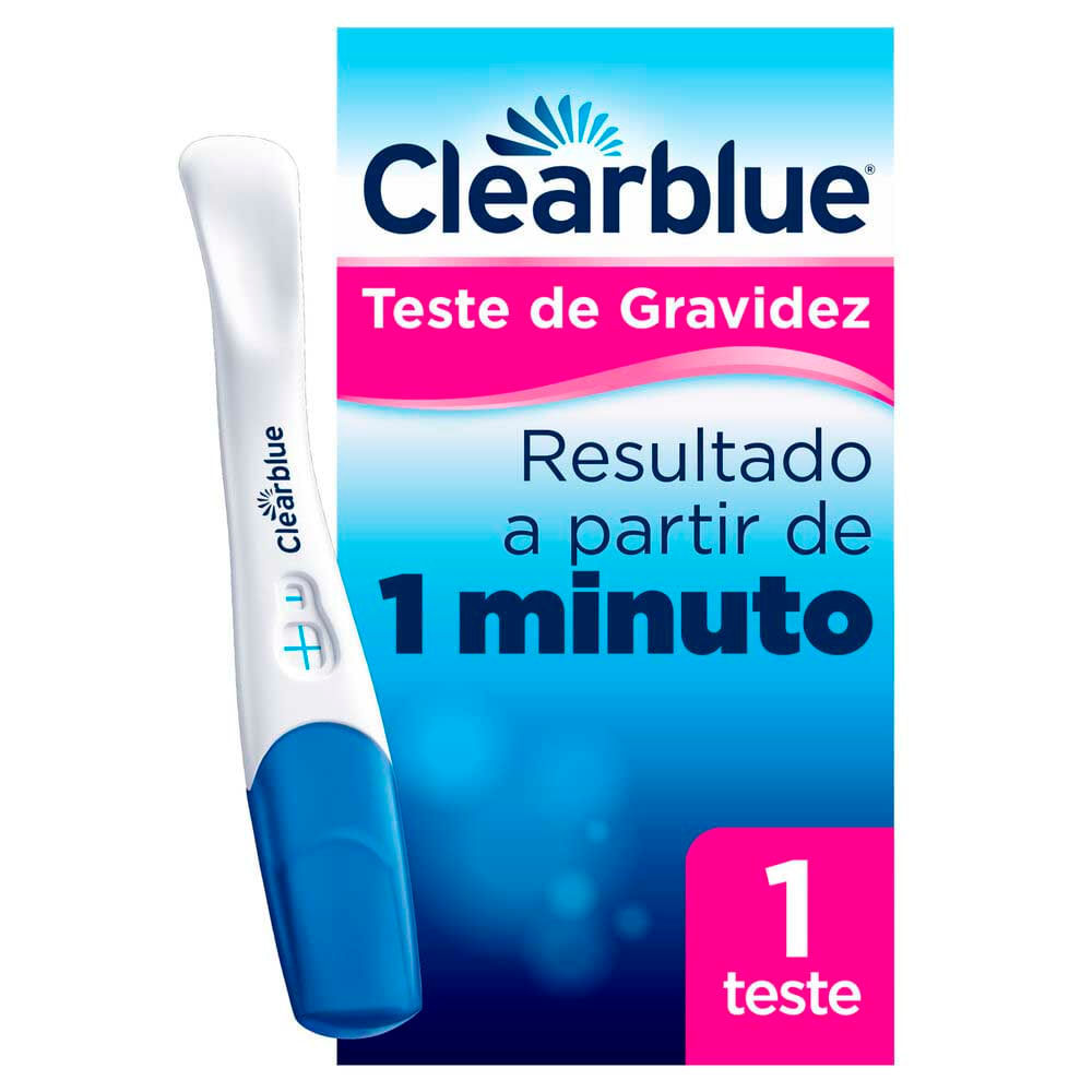 Teste de Gravidez Clearblue Detecção Rápida 1 Unidade em Oferta na Shopee