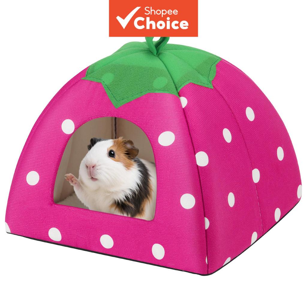 Casa de Cachorro e Cama de Gato Estilo Casa Quatro Estações Lavável, com Almofada para Hamster, Best-Seller para