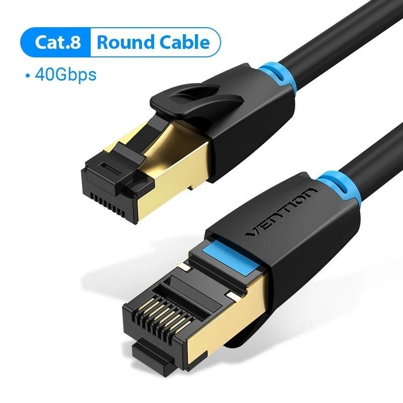 Vention Cat7/8 Ethernet Cabo 10/40gbps de Alta Velocidade Plana Cabo Internet Roteador pc rj45 Cabo de Rede