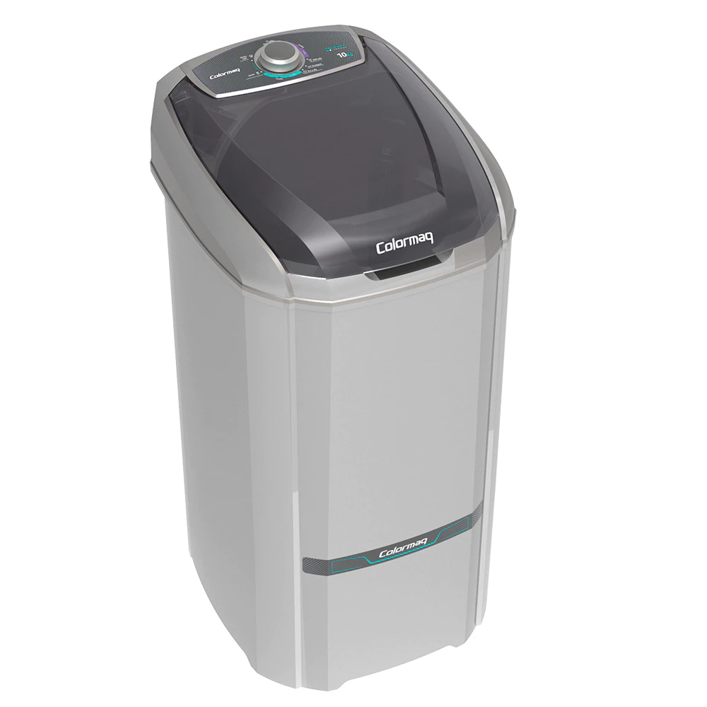 Lavadora de Roupas Colormaq 10Kg Semiautomática LCS10 Prata 110V
