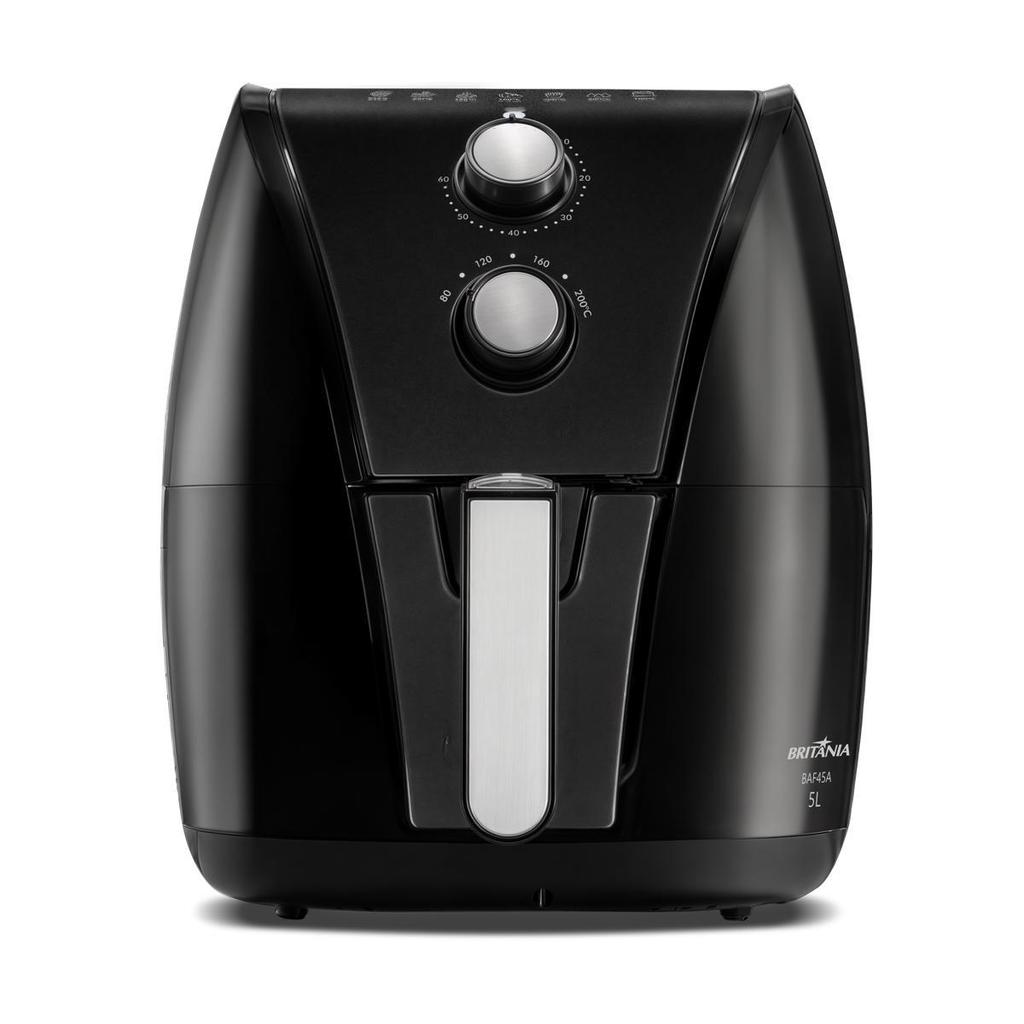 Air Fryer Britânia 5L Antiaderente Gold 1500W BAF45A em Oferta na Shopee