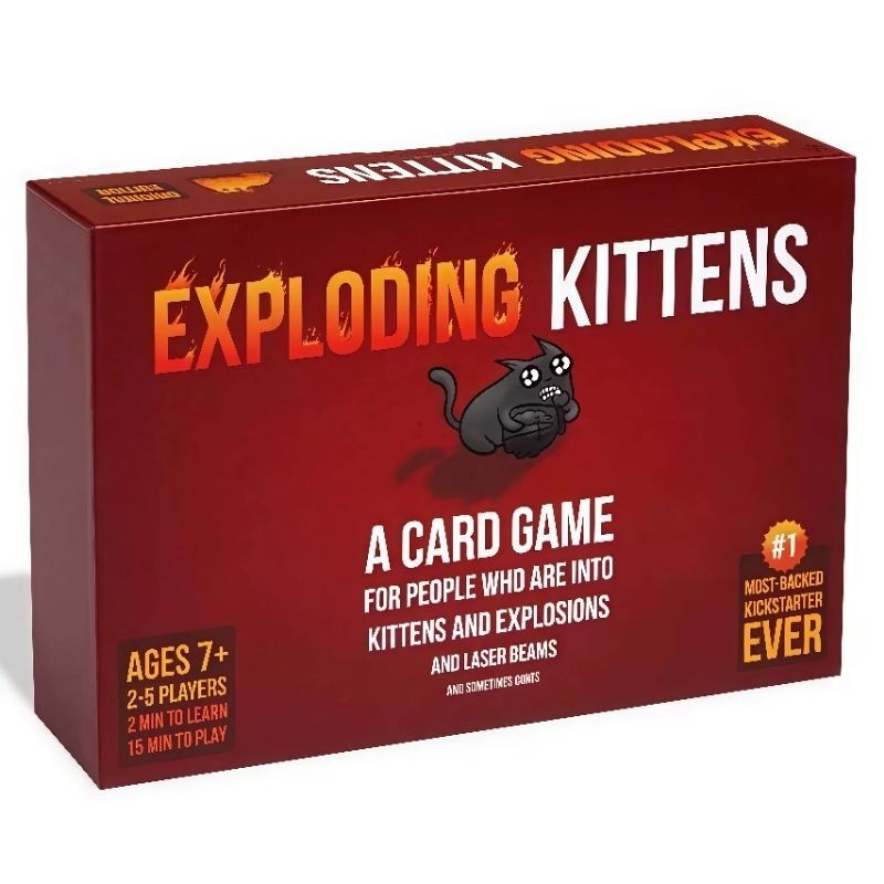 Exploding Kittens - O Jogo de Cartas que Explode de Diversão Board Game Manual Inglês