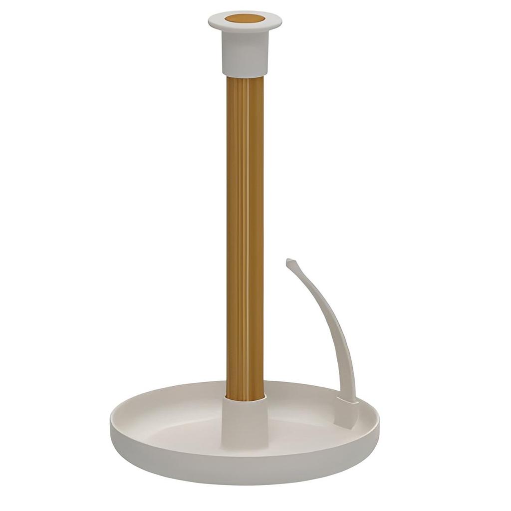 Porta Papel Toalha Ou Lume Haste Bambu Mesa Posta Decor em Oferta na Shopee