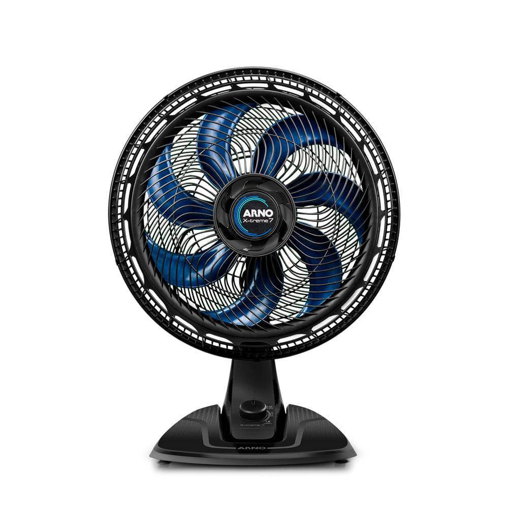 Ventilador de Mesa Arno 40Cm VE70 X-Treme 7 Preto e Azul Escuro 220V em Oferta na Shopee