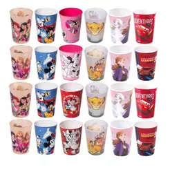 Kit 24 Copos Disney Páscoa Ovos Caseiros Lembrancinha Festa Brinde Plasútil