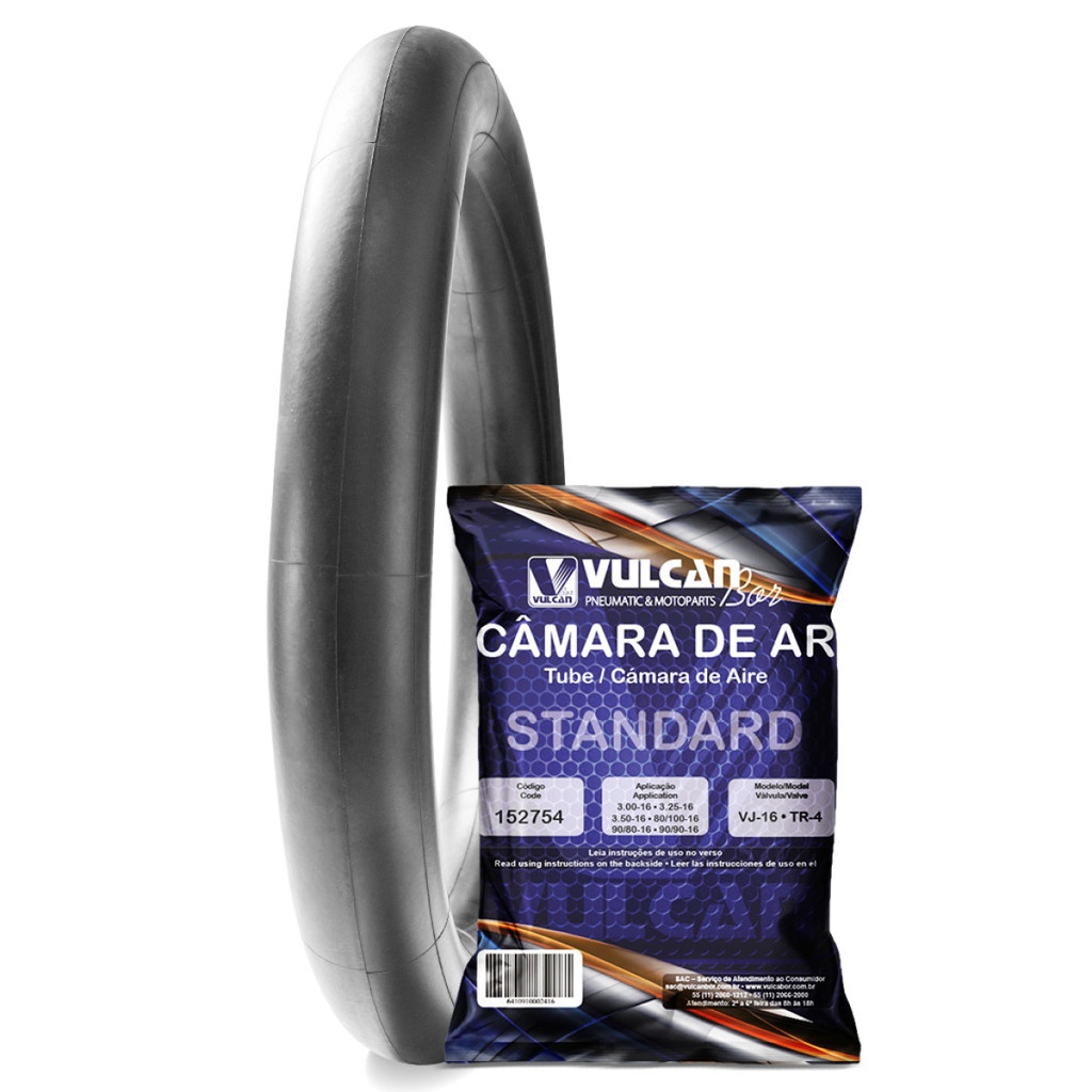 Câmara de Ar Aro 16 Vulcan Bor VJ-16 Intruder Kansas Shineray XY em Oferta na Shopee