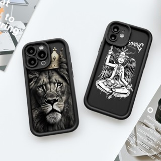 Capinha Capa Para iPhone 11 12 13 14 15 16 Pro Max Plus 17 AIR PRO MAX XR Leão De Silicone Anti-impacto em Oferta na Shopee