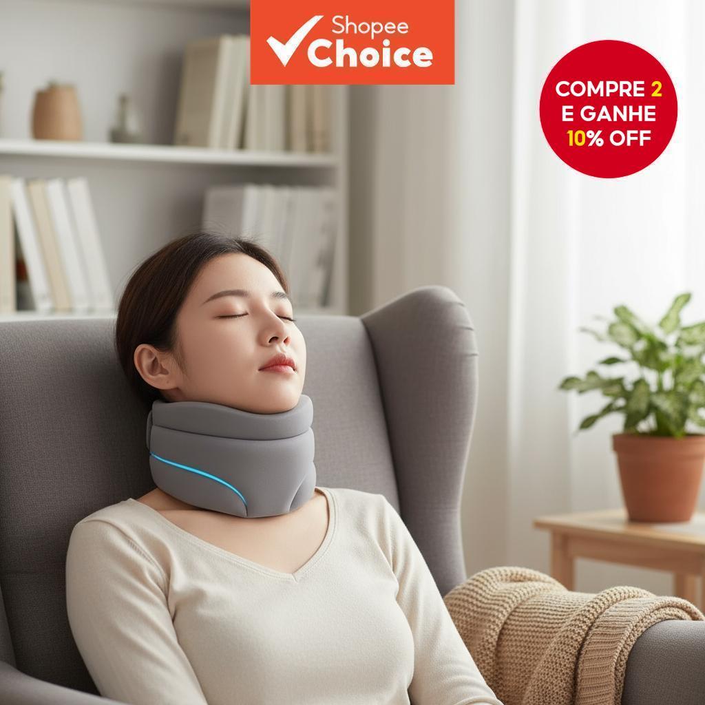 Suporte de Pescoço em Espuma Macia Cervicorrect Alívio de Pressão para Dor Cervical Proteção da Vértebra Suporte