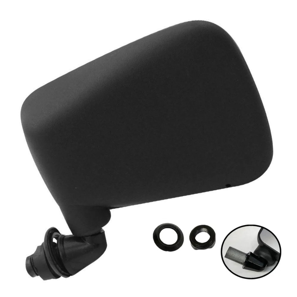 RETROVISOR FUSCA 1979 1980 1981 1982 1983 1984 1985 1986 COM PORCA PLASTICO DIREITO