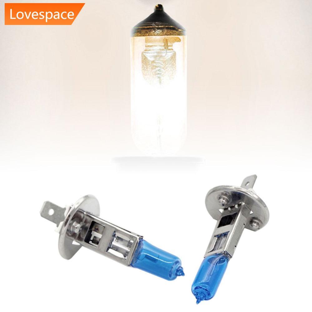 LS-STORE 2 Peças H1 12V 55W Halogênio Branco 6000k Lâmpada De Cabeça Globos Lâmpadas De Neblina Carro J8Z9