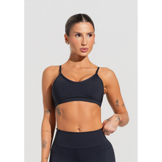 TOP FITNESS FEMININO COM ALÇAS FINAS REGULÁVEIS SOUL DLK em Oferta na Shopee