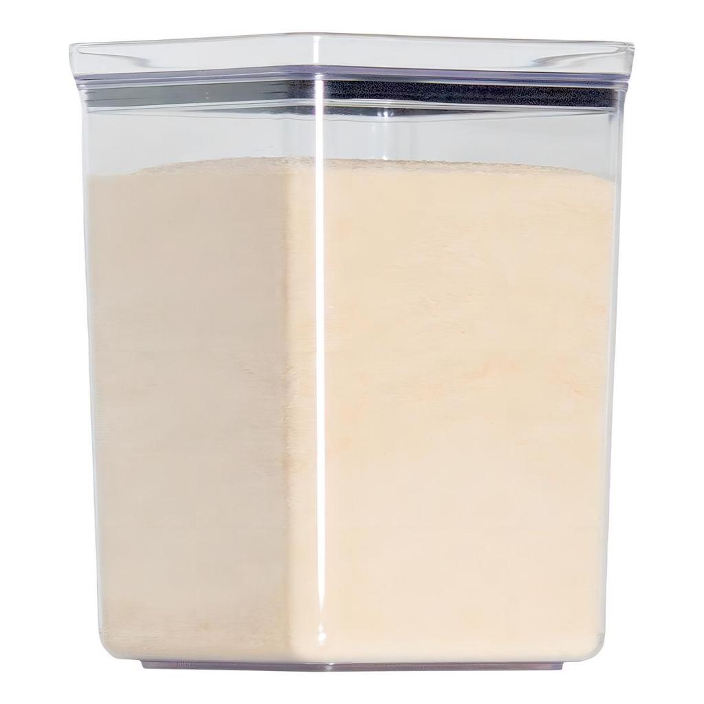 Pote Hermético 5kg de Arroz ou 6.215ml Quadrado com Alta Vedação Ideal para Cozinha e Despensa