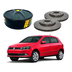 Disco Freio Dianteiro Gol G6 Aro 14 1.0 1.6 2013 A 2015