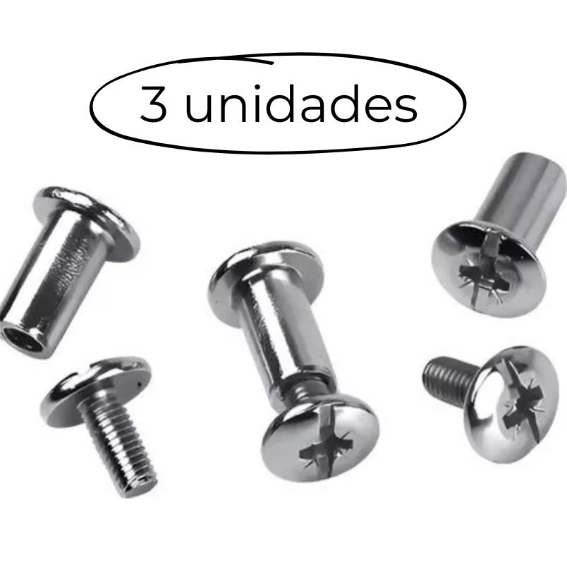 Kit 3 Parafusos Completos Ponta Phillips Starfer - Para Serrote, Alta Qualidade 🔩 em Oferta na Shopee