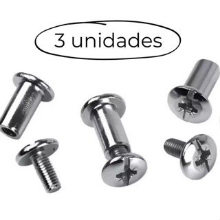 Kit 3 Parafusos Completos Ponta Phillips Starfer - Para Serrote, Alta Qualidade 🔩 em Oferta na Shopee