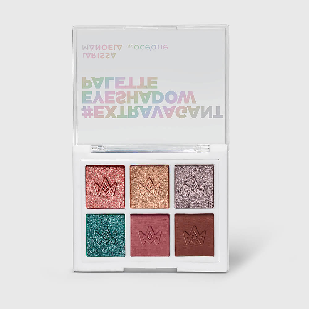 Paleta de Sombras Larissa Manoela By Océane - Extravagant Eyeshadow Palette 7,5g