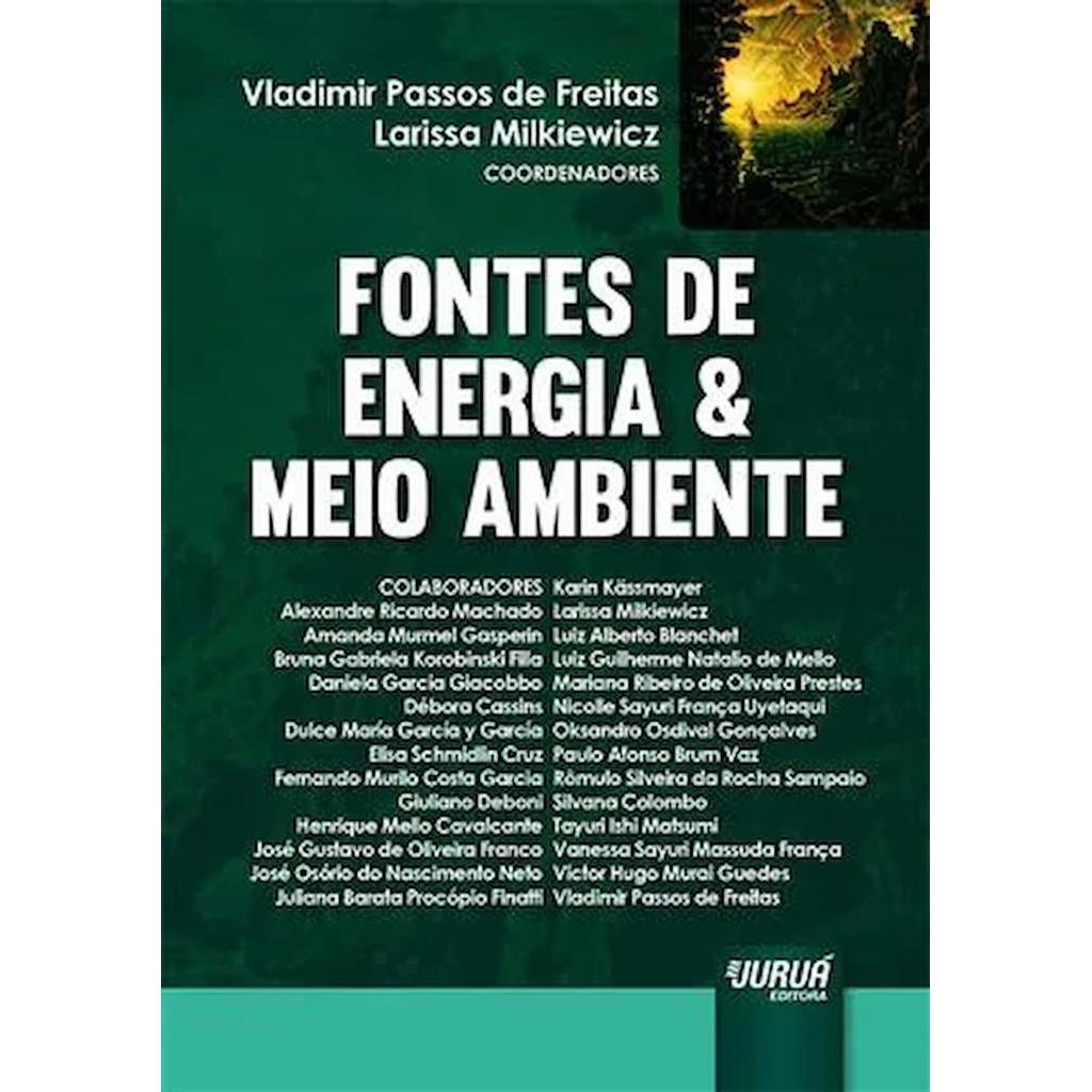 Fontes de Energia & Meio Ambiente autor Vladimir Passos de Freitas e Larissa Milkiewicz