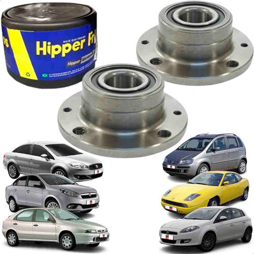 Par Cubo De Roda Traseiro Brava Coupe Idea Linea Punto Palio