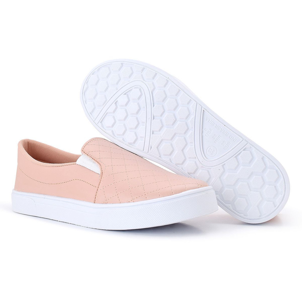 Sapatilha Feminina Iate Slip On Casual Calce Fácil Confortável em Oferta na Shopee