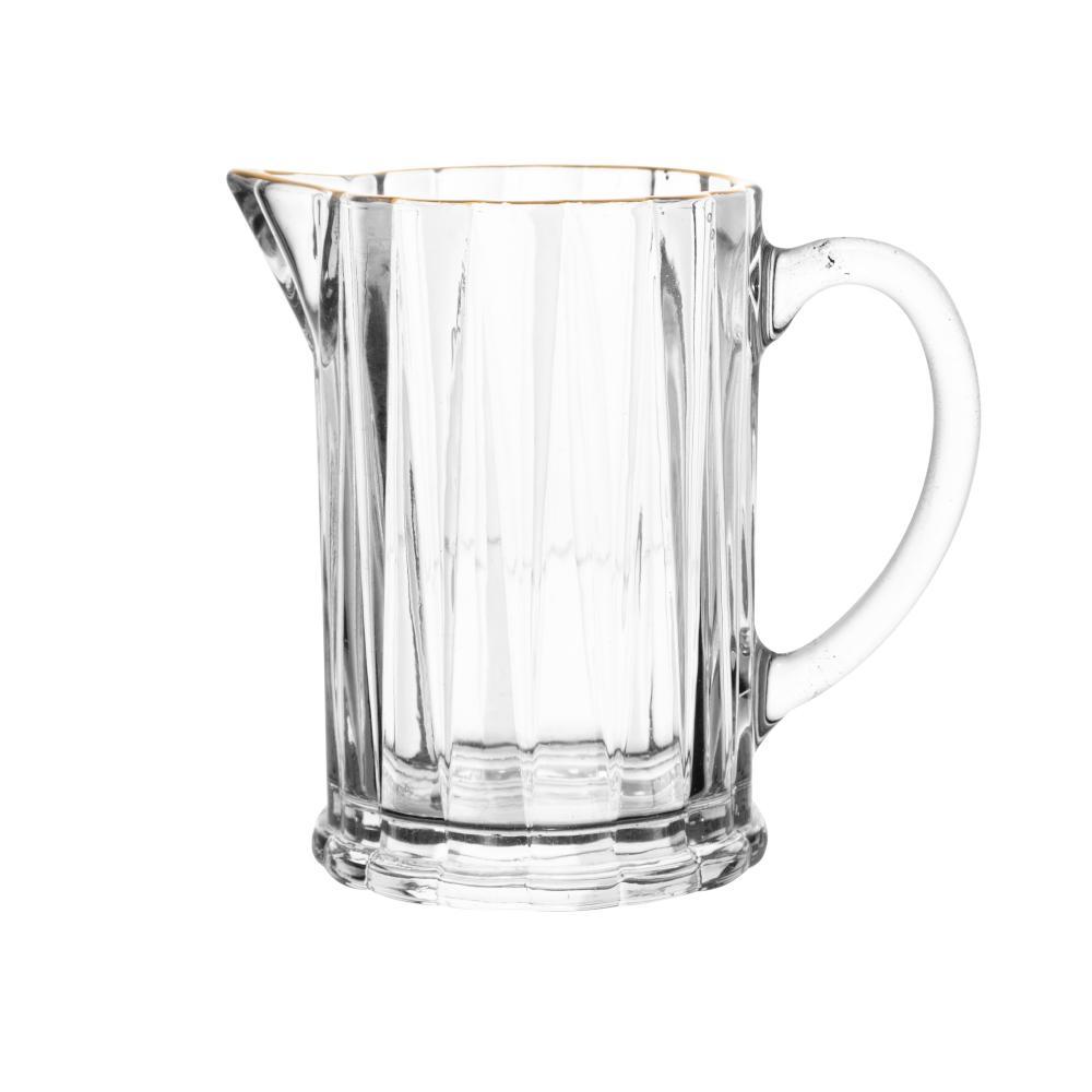 Leiteira Lyor Radial de Cristal com Fio de Ouro 290ml em Oferta na Shopee