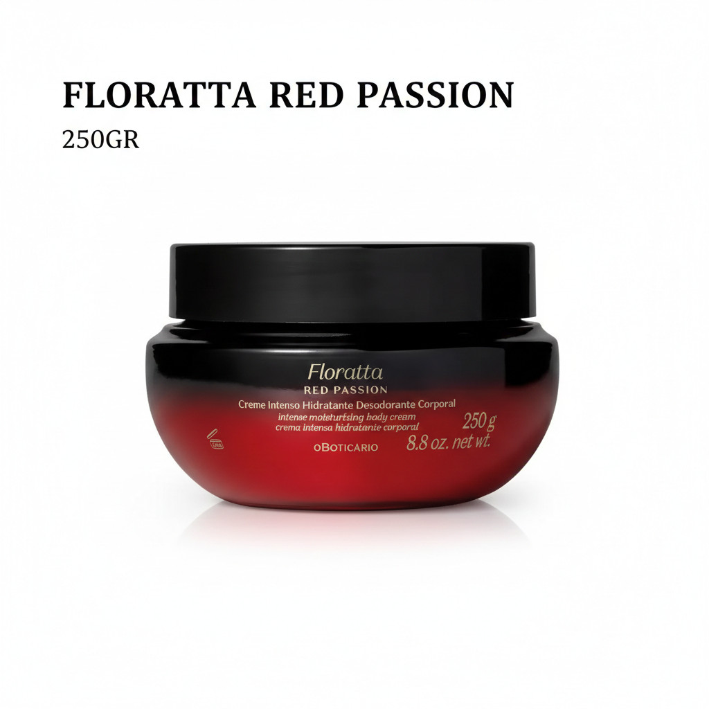 Creme Intenso Hidratante Corporal Floratta Red Passion 250g Boticario