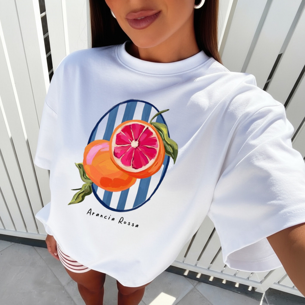 Camiseta Oversized Camiseta Camisa blusa T-shirt oversized Feminina 100%Algodão moda feminina estilosas confortavel