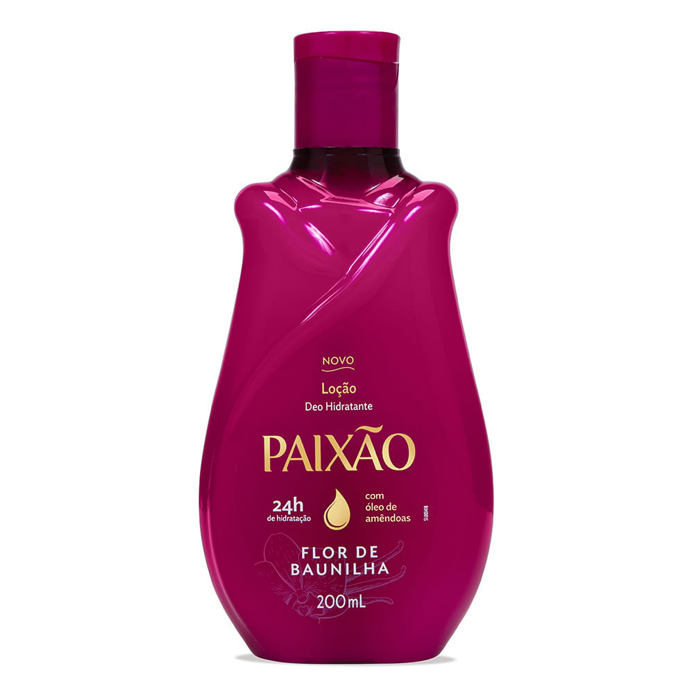 Loção Hidratante Paixão Flor De Baunilha 200ml