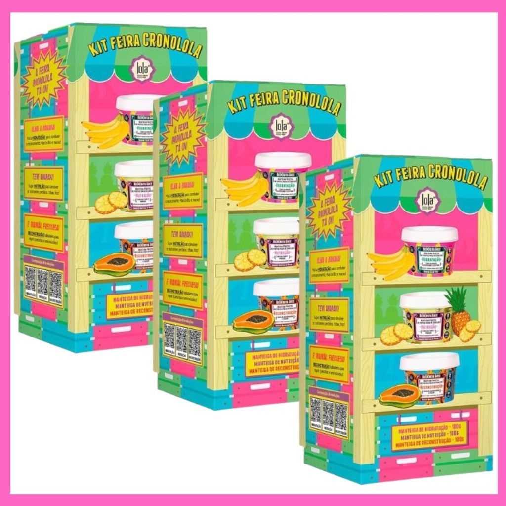 Kit 3 Cronogramas Capilares Be(M)dita Ghee – Nutrição, Hidratação e Reconstrução | Lola Cosmetics