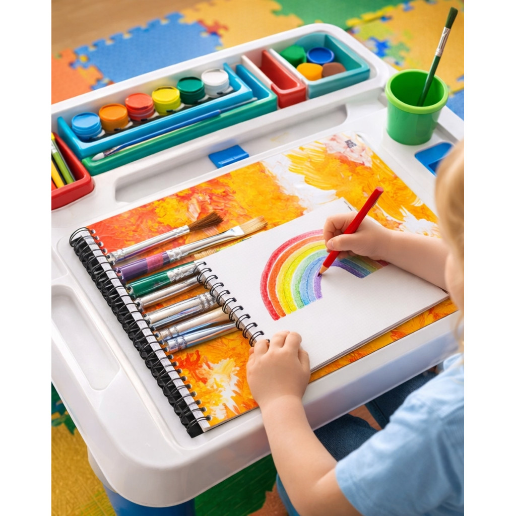 Caderno Cartografia Artístico Cartografia Desenho Pintura Temático - Sortido