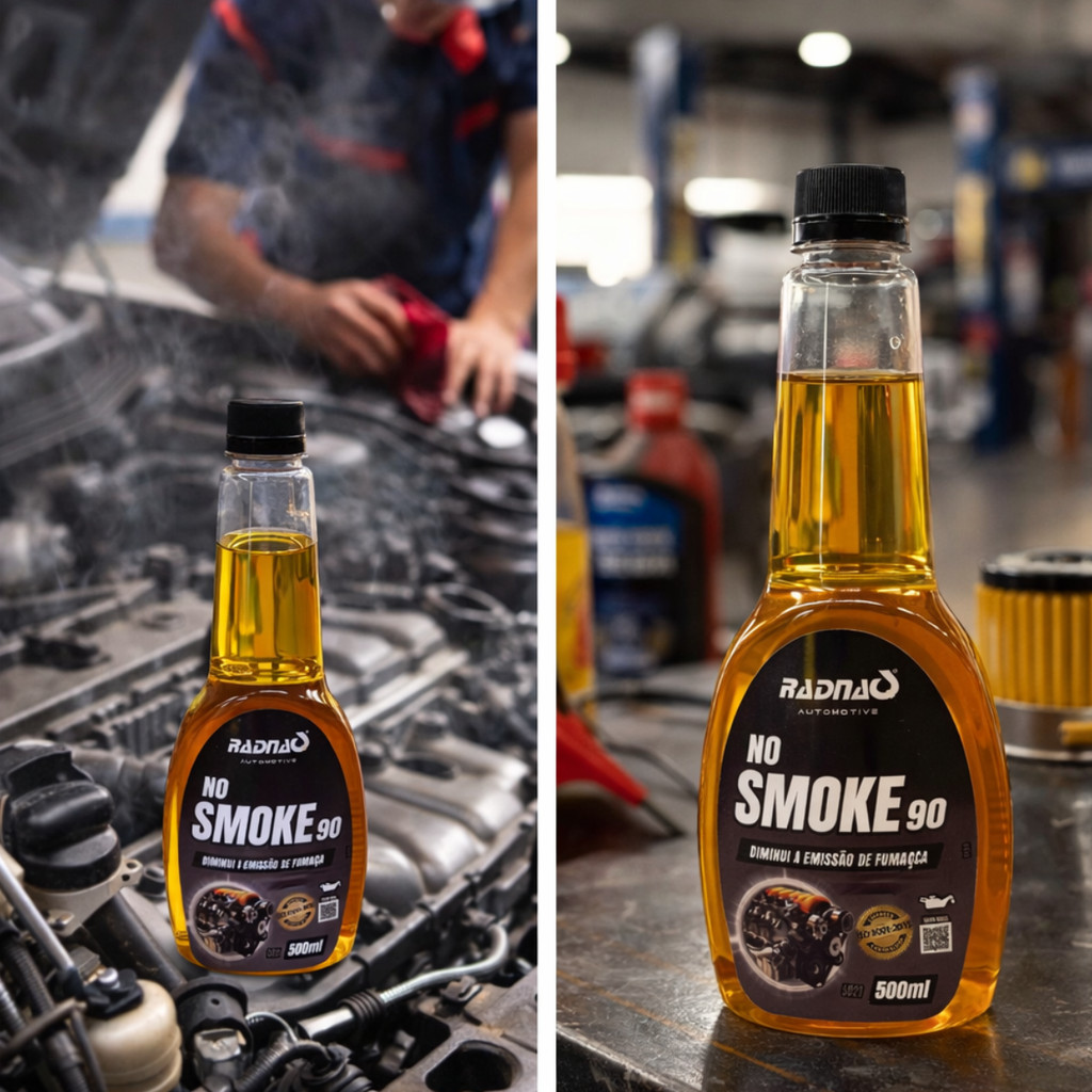 Aditivo Óleo Motor Radnaq No Smoke 90 500ml – Reduz Fumaça, Ruído e Melhora Performance do Motor em Oferta na Shopee