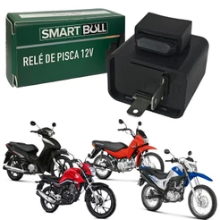 RELÉ PISCA UNIVERSAL 12V 2 PINOS SMARTFOX HONDA POP 100 POP 110 BIZ 125 CG TITAN 160 NXR BROS 160