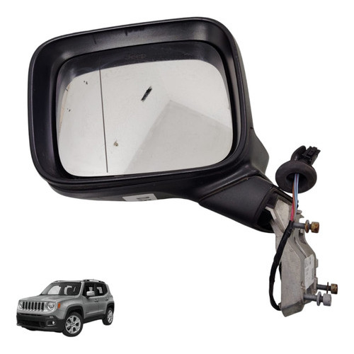 Retrovisor Esquerdo Renegade 2016 2017 Sem Capa 5fio