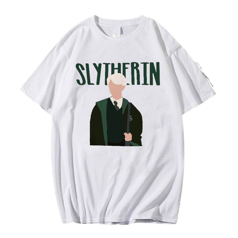 [Camiseta Premium em Algodão Puro]BOW Camiseta Feminina | Draco Malfoy Sonserina | Harry Potter