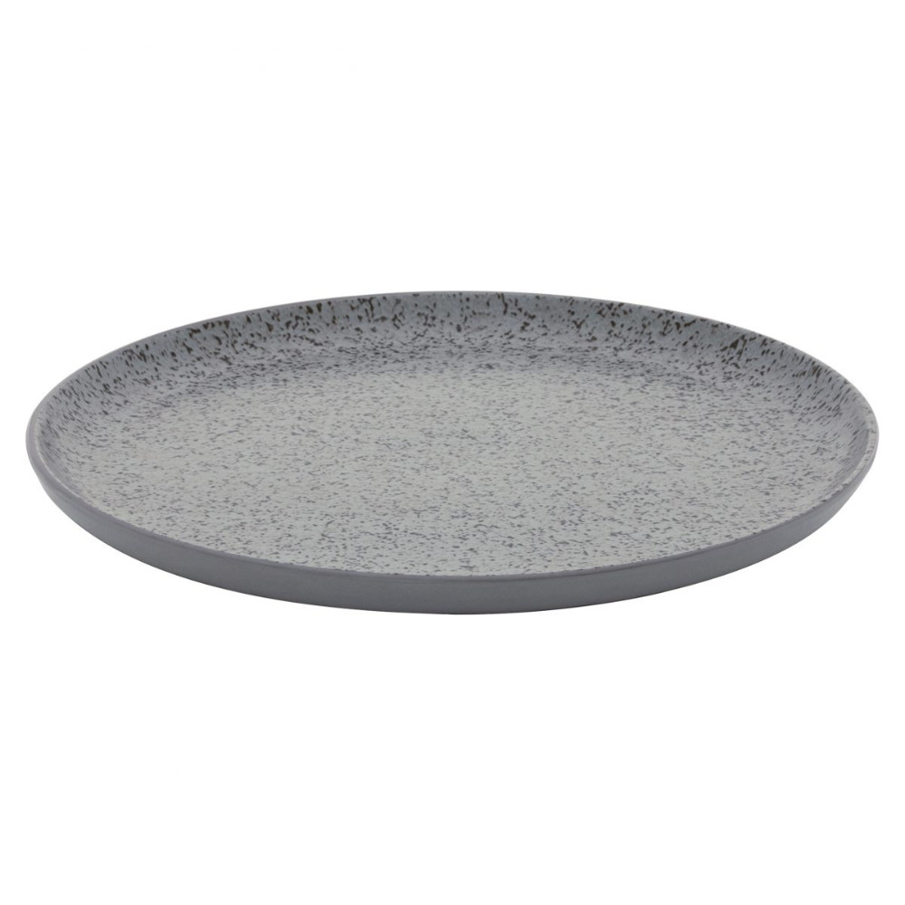 Prato Raso De Cerâmica 26Cm Flat Gray Oxford - Original — imagem 2 de 2