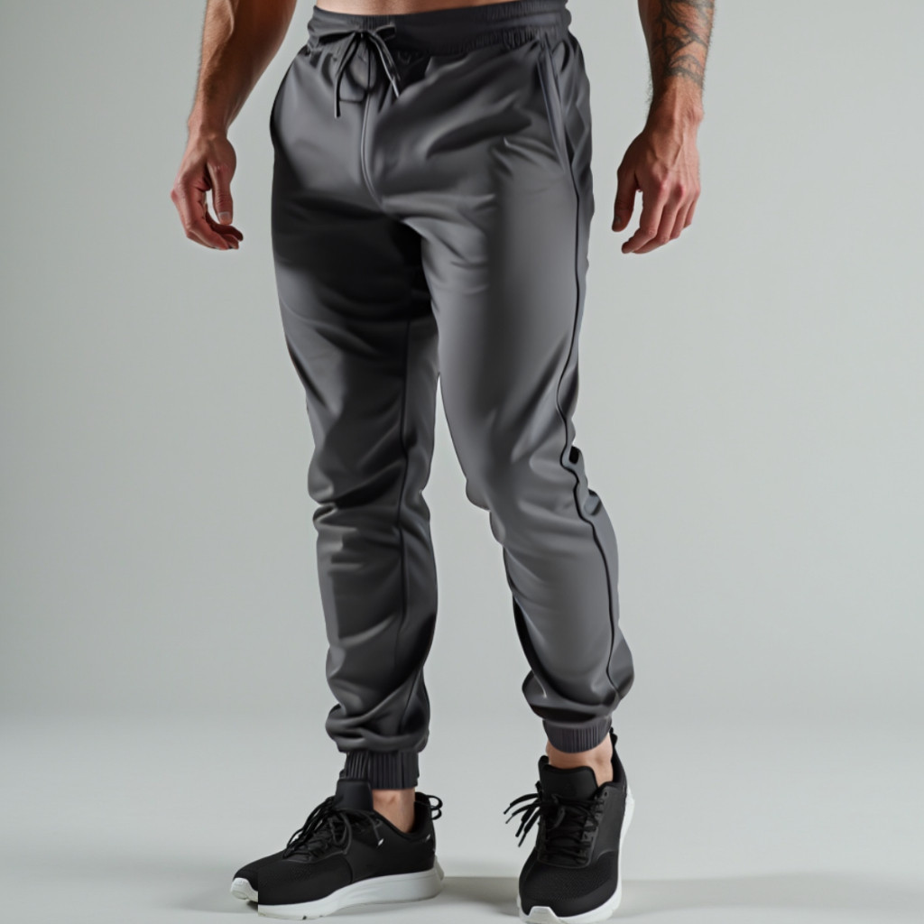 Calça Jogger Tactel com Elastano para Treino Academia leve Esportiva Masculina Bolso Agasalho