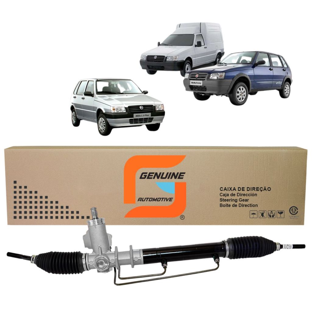 Caixa Direção Hidraulica Nova Fiat Uno Fire Fiorino 2007-2013 Uno Way 2004-2013 Pinhao Estriado