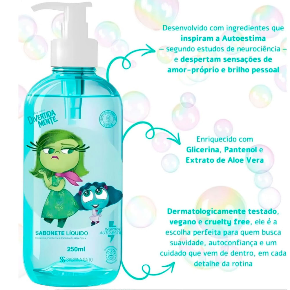 Sabonete Líquido Divertidamente Nojinho e Inveja Sabrina Sato 250ml em Oferta na Shopee