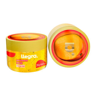 Creme Esfoliante Corporal Allegra Manga Rosa 250g em Oferta na Shopee
