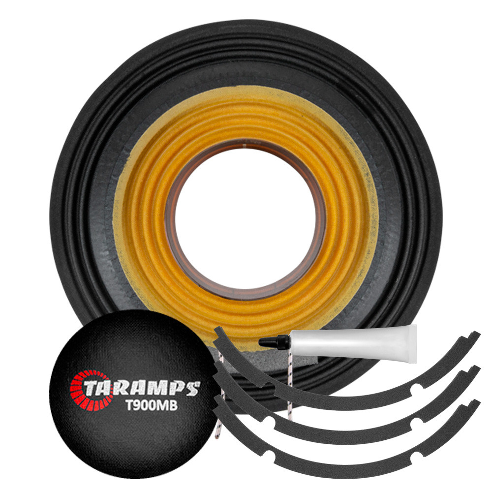 KIT REPARO ALTO FALANTE TARAMPS T 900 MB 6 OHMS 10 POLEGADAS ORIGINAL