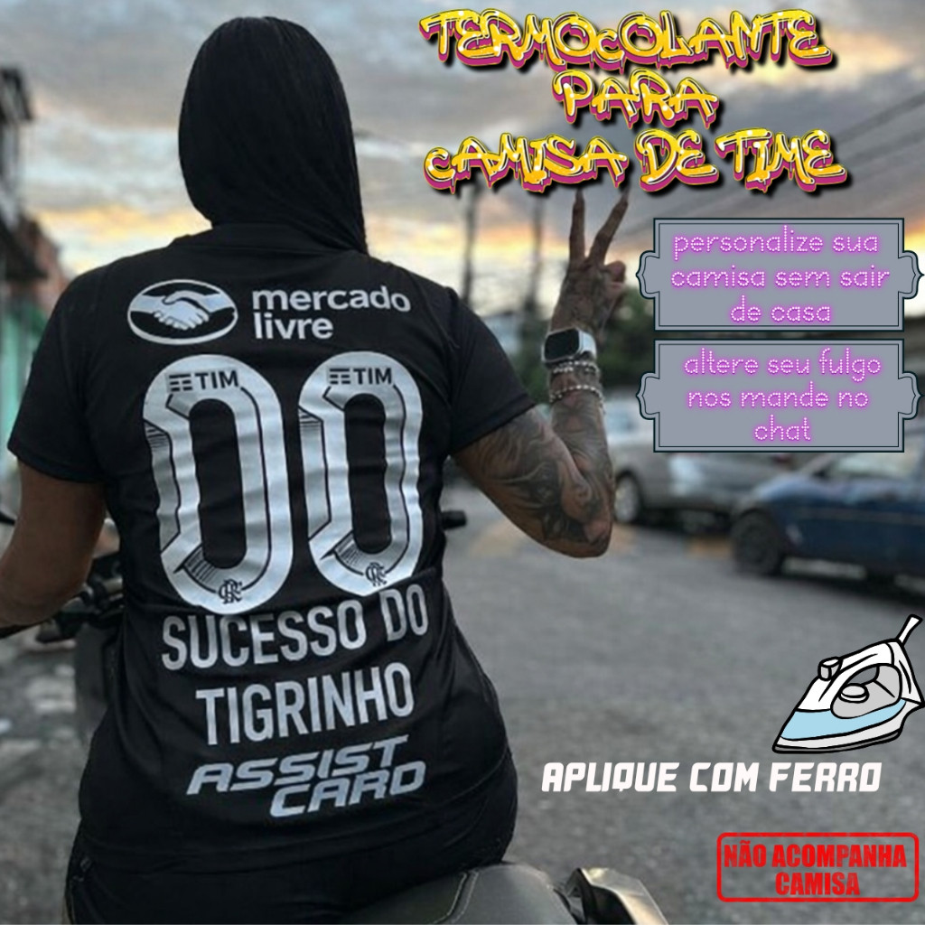 FRASES EM DTF PARA CAMISA DE TIME, APLICÁVEL COM FERRO DE PASSAR ROUPAS ! ATENÇÃO NÃO ACOMPANHA  CAMISA