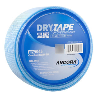 Fita Telada ANCORA 45m X 48mm Drywall Fibra De Vidro Azul em Oferta na Shopee