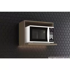 Módulo Cozinha Henn Connect Nicho p/ Microondas 60cm Duna