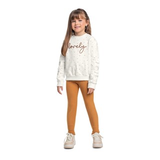 Blusão Molecotton para Menina Quimby em Oferta na Shopee