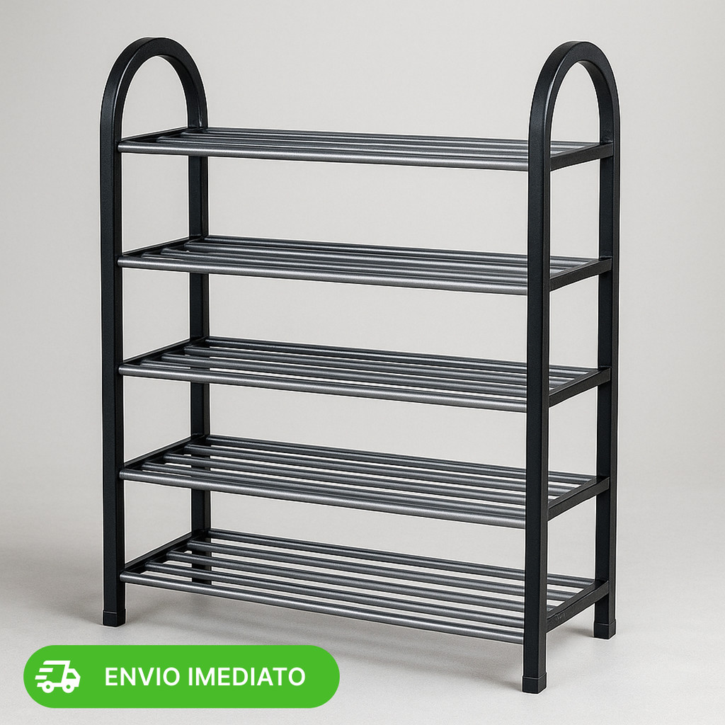 Sapateira 5 Andares 12 a 15 pares Multiuso Desmontável Organizadora Multiuso Sapatos Livros Brinquedos