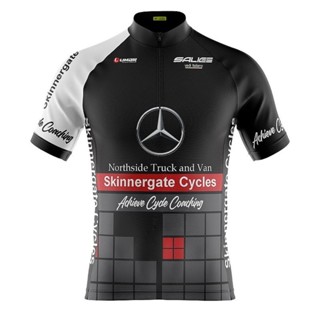 Camiseta Masculina para Ciclismo MTB Proteção UV Tecido Dryfit Mercedes Benz em Oferta na Shopee